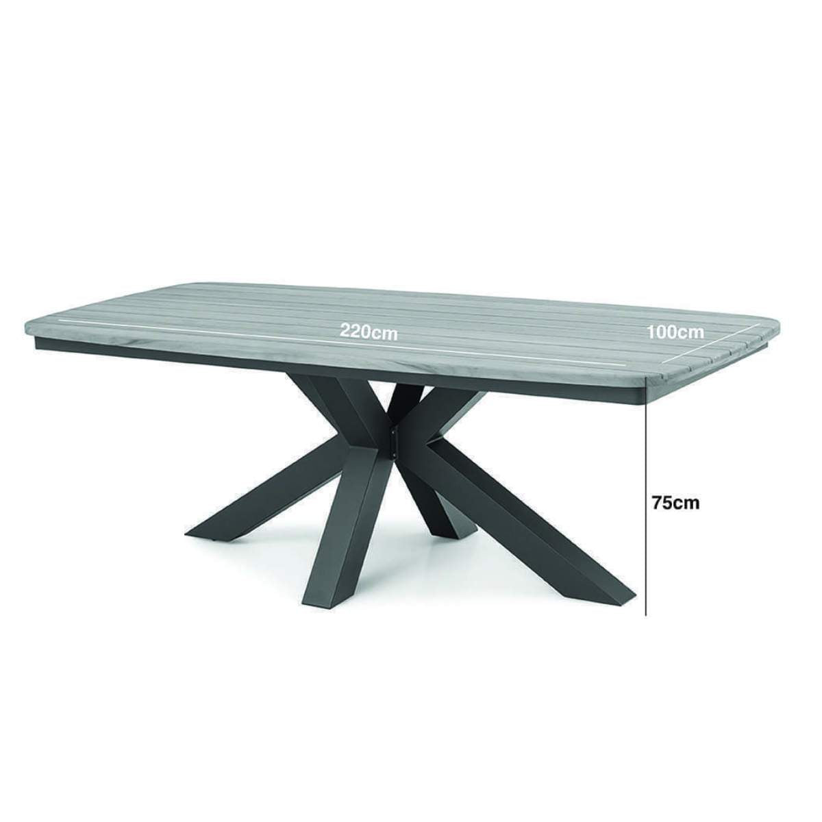 Maze - Jakarta Teak 6-8 Seat Oval Dining Table