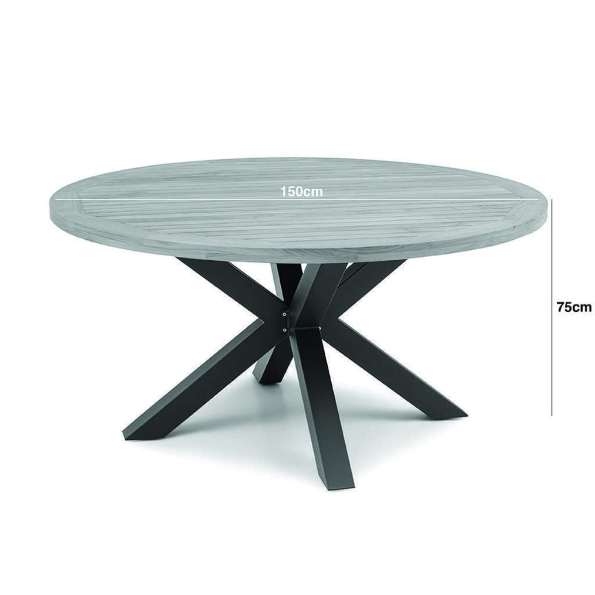 Maze - Jakarta Teak 6 Seat Round Dining Table