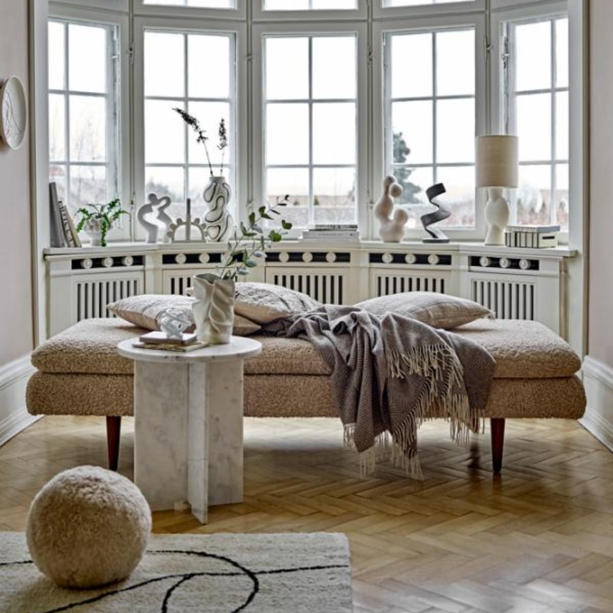 Bloomingville Jasmia Sidetable - White Marble