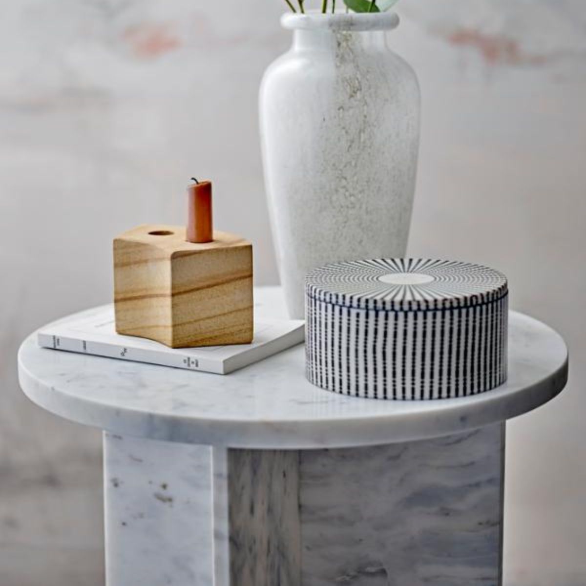 Bloomingville Jasmia Sidetable - White Marble