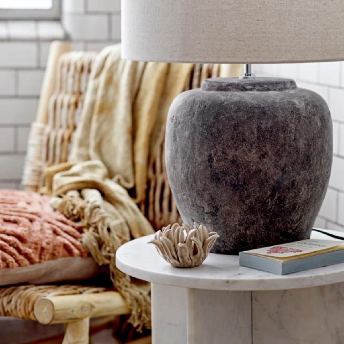 Bloomingville Jasmia Sidetable - White Marble