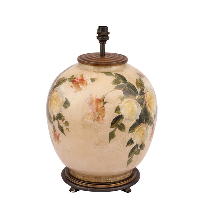 Jenny Worrall Classic Rose Large Glass Table Lamp Base