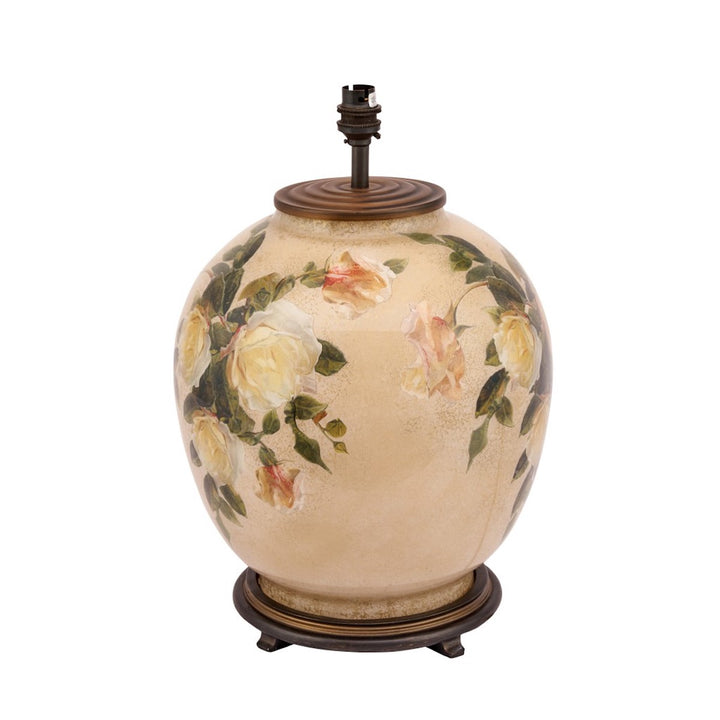 Jenny Worrall Classic Rose Large Glass Table Lamp Base