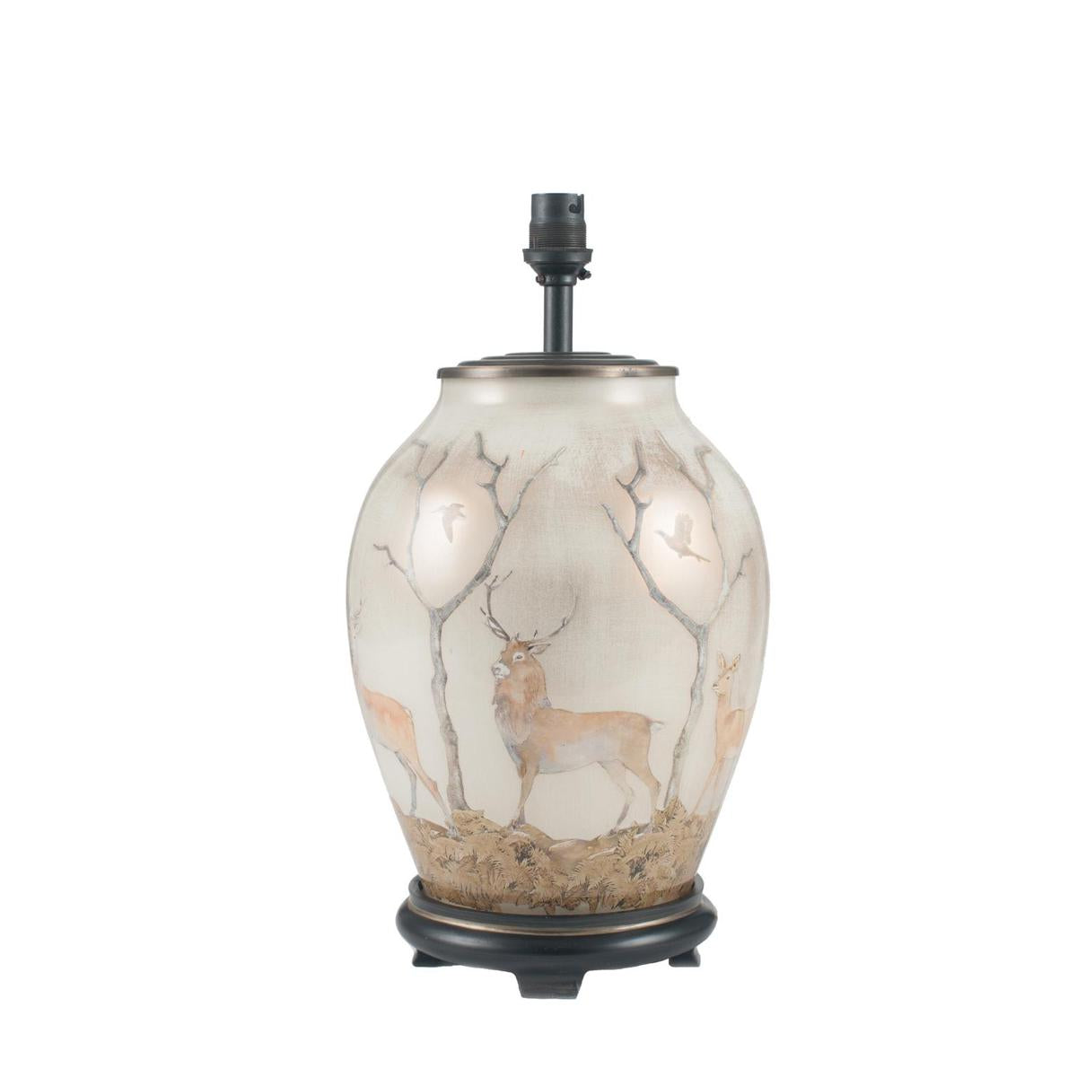 Jenny Worrall Deer Medium Glass Table Lamp Base