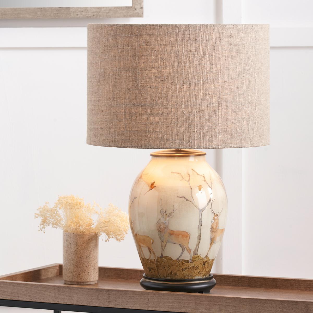 Jenny Worrall Deer Medium Glass Table Lamp Base
