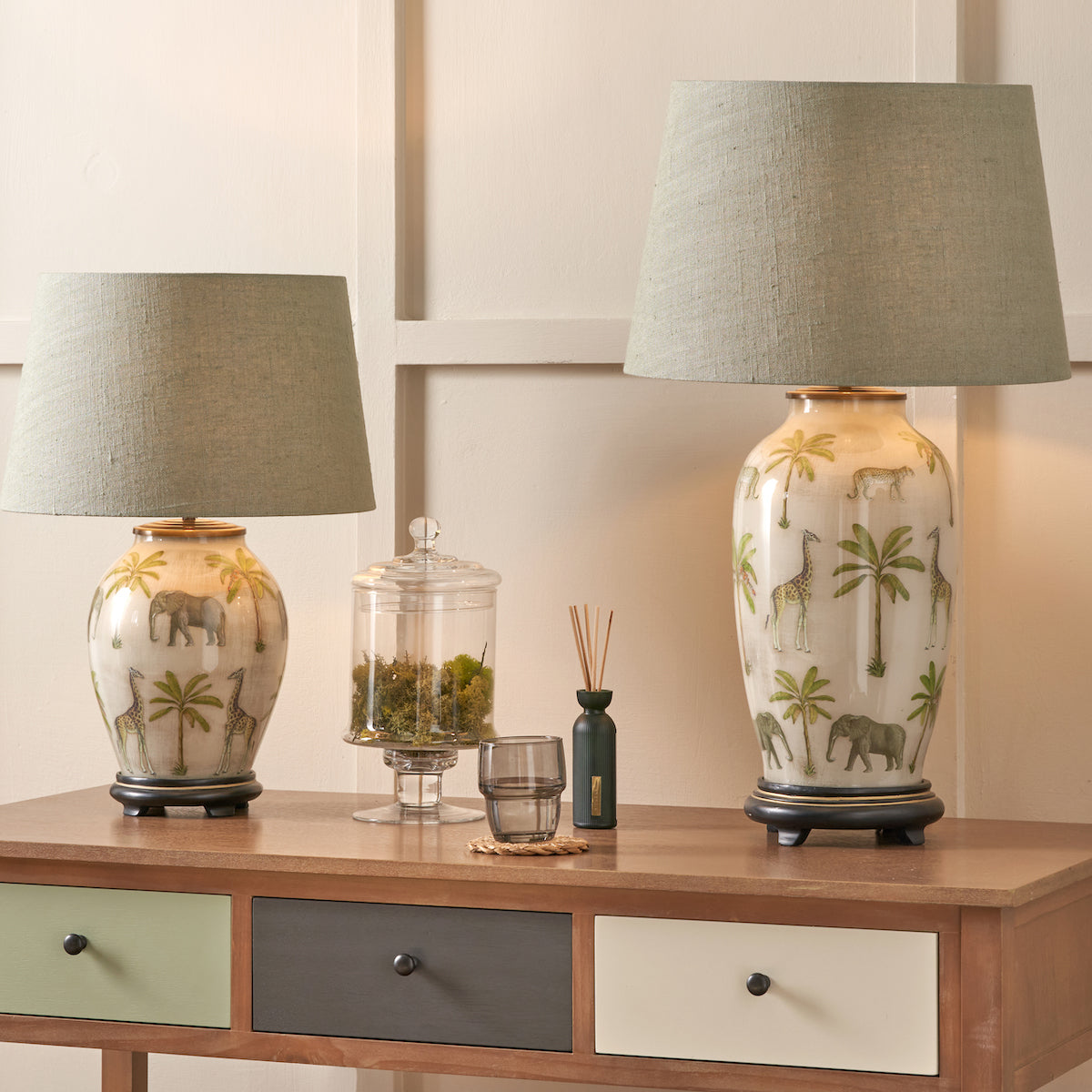 Jenny Worrall Deer Medium Glass Table Lamp Base