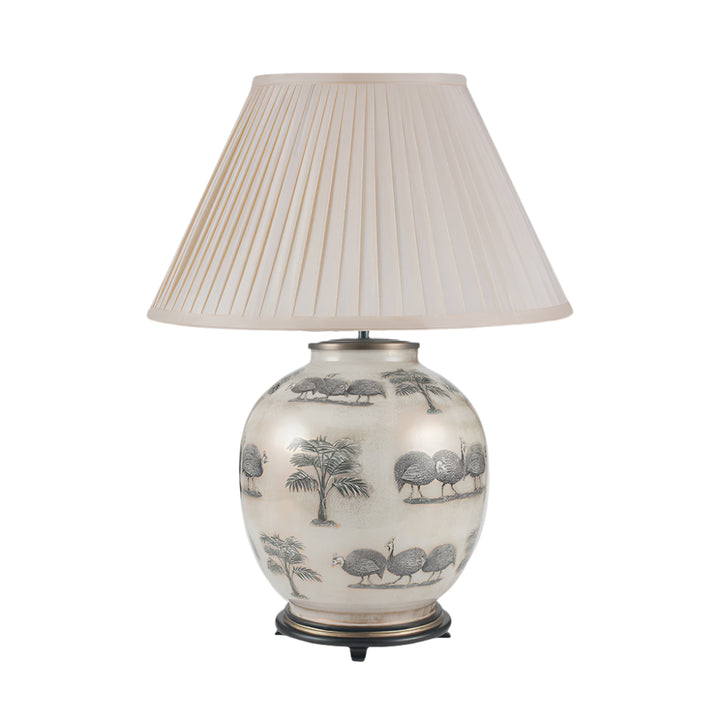 Jenny Worrall Guinea Fowl Large Glass Table Lamp Base