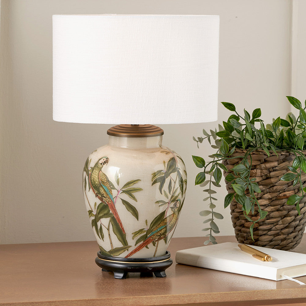 Jenny Worrall Parrot Small Glass Table Lamp Base