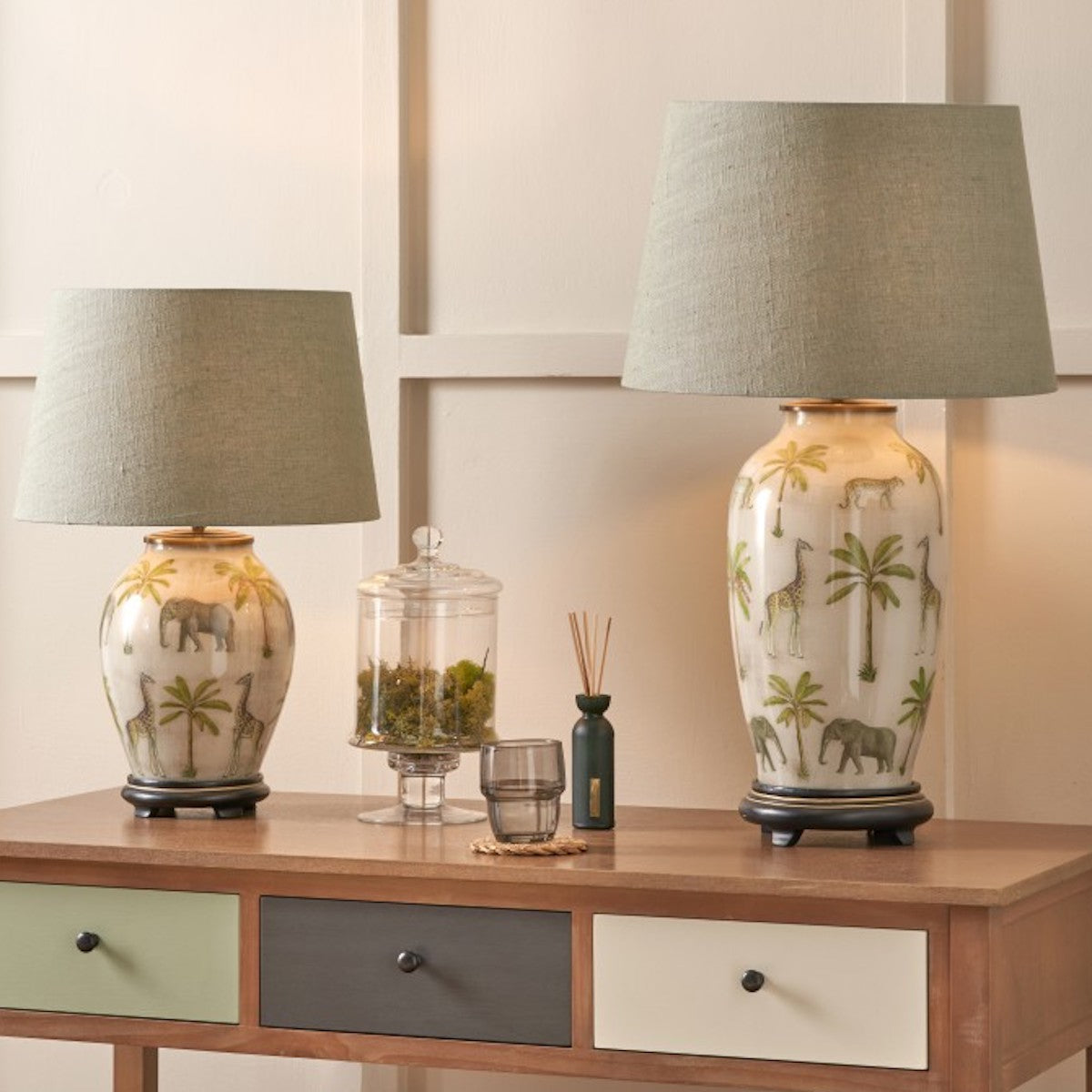 Jenny Worrall Tall Glass Table Lamp Base