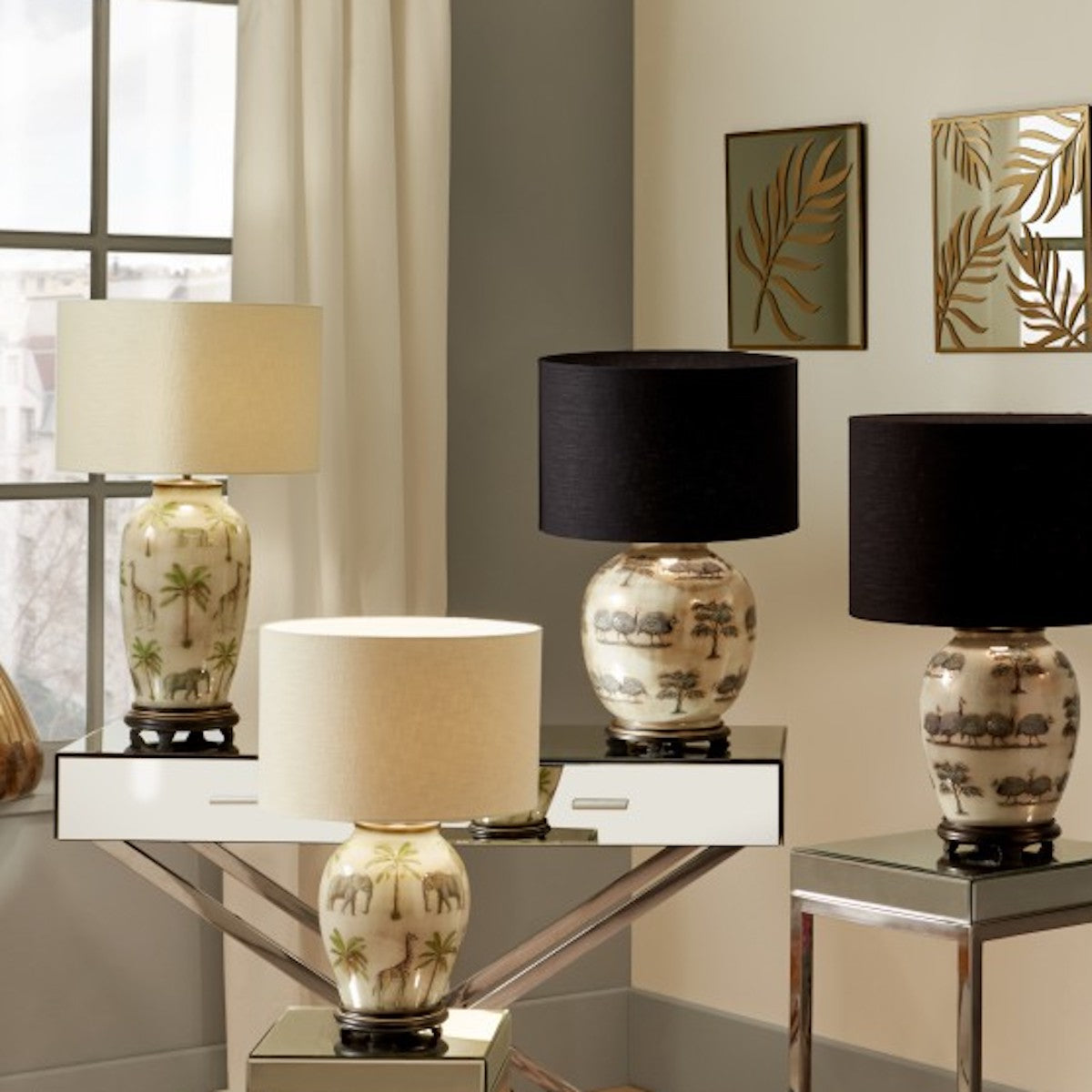 Jenny Worrall Tall Glass Table Lamp Base