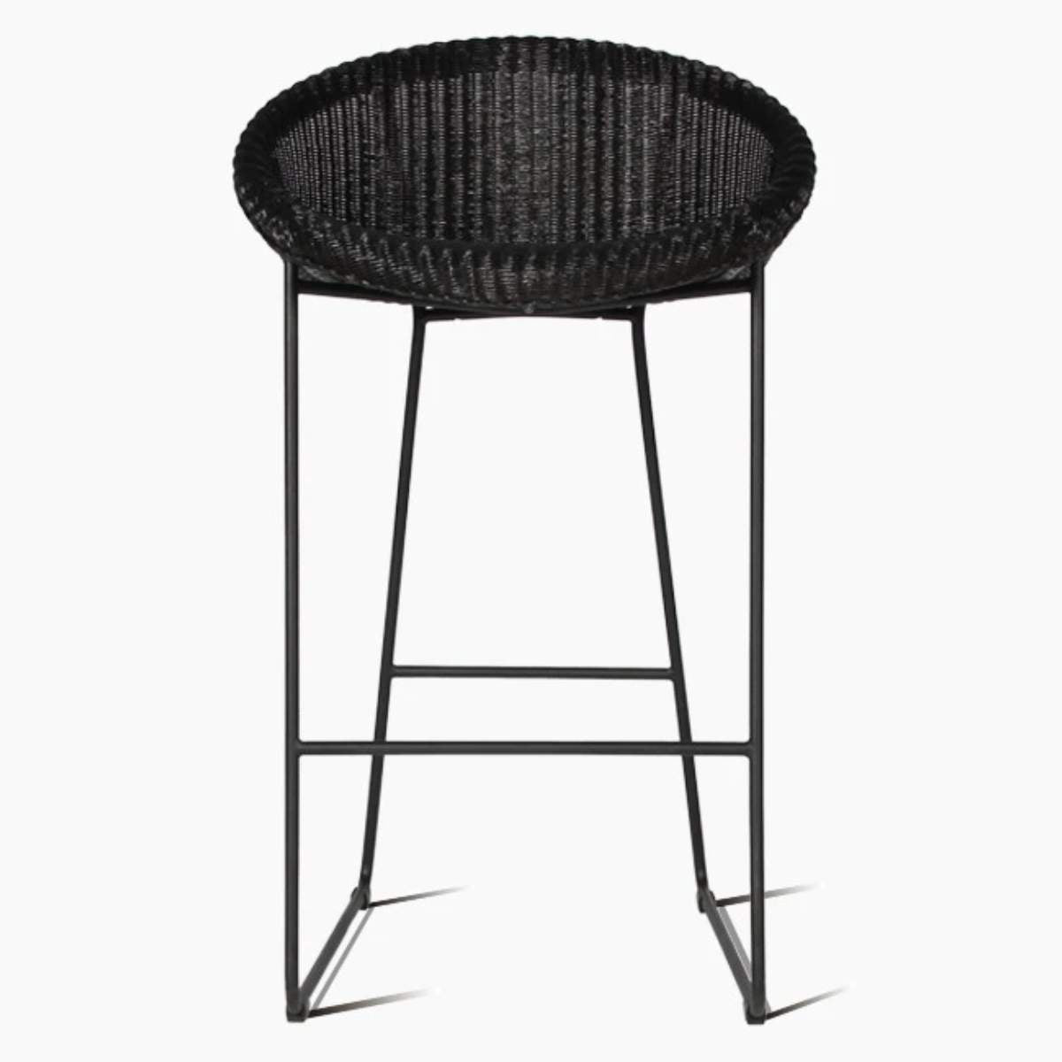 Vincent Shepherd Joe Bar Stool with Black Sled Base