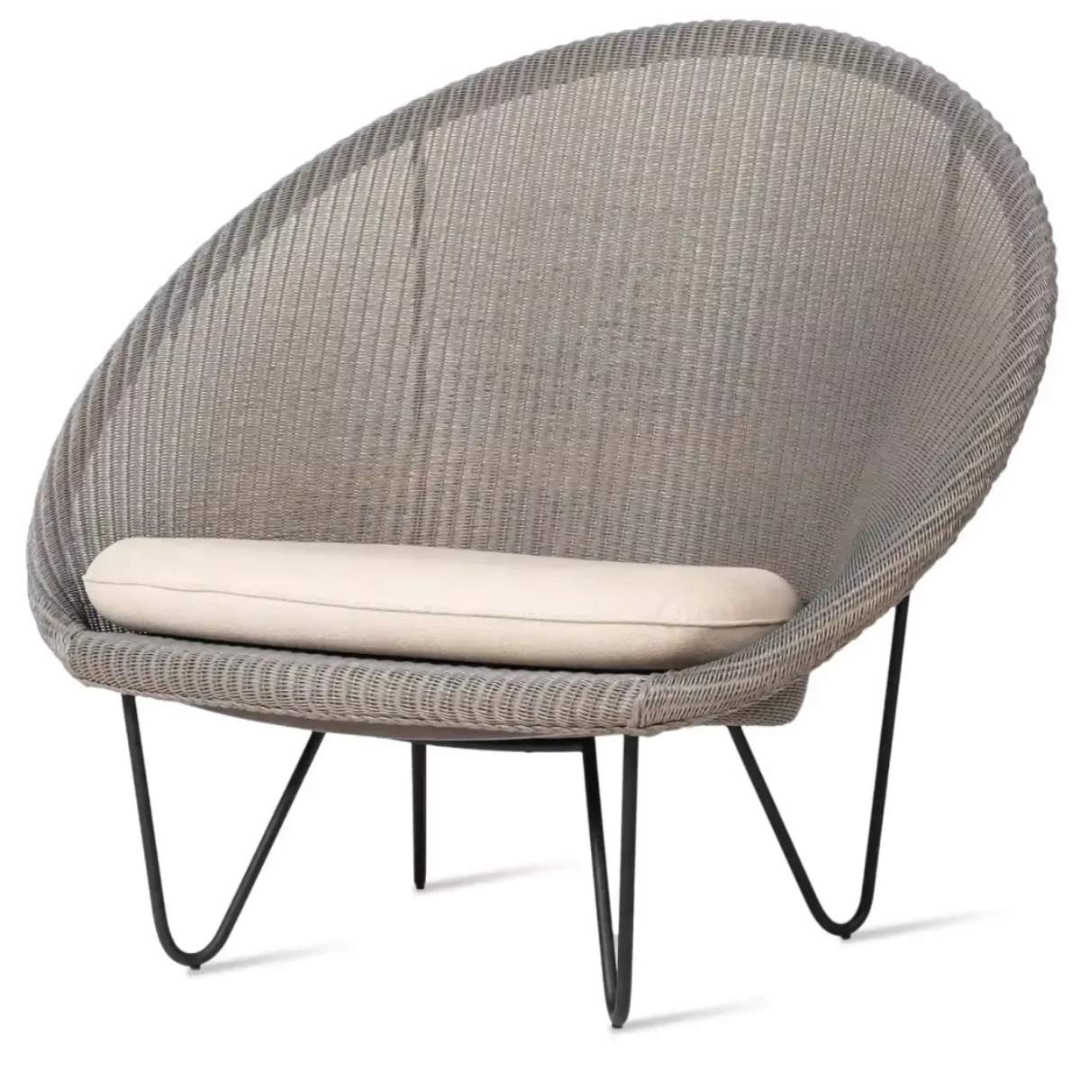 Vincent Shepherd Joe Cocoon Chair With Black Base