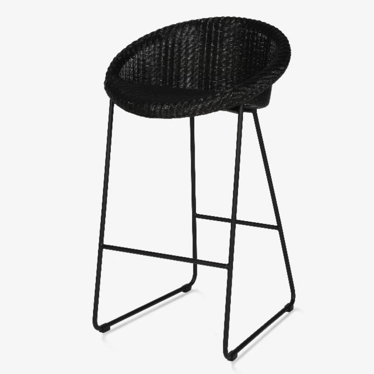 Vincent Shepherd Joe Counter Stool Black Sled Base