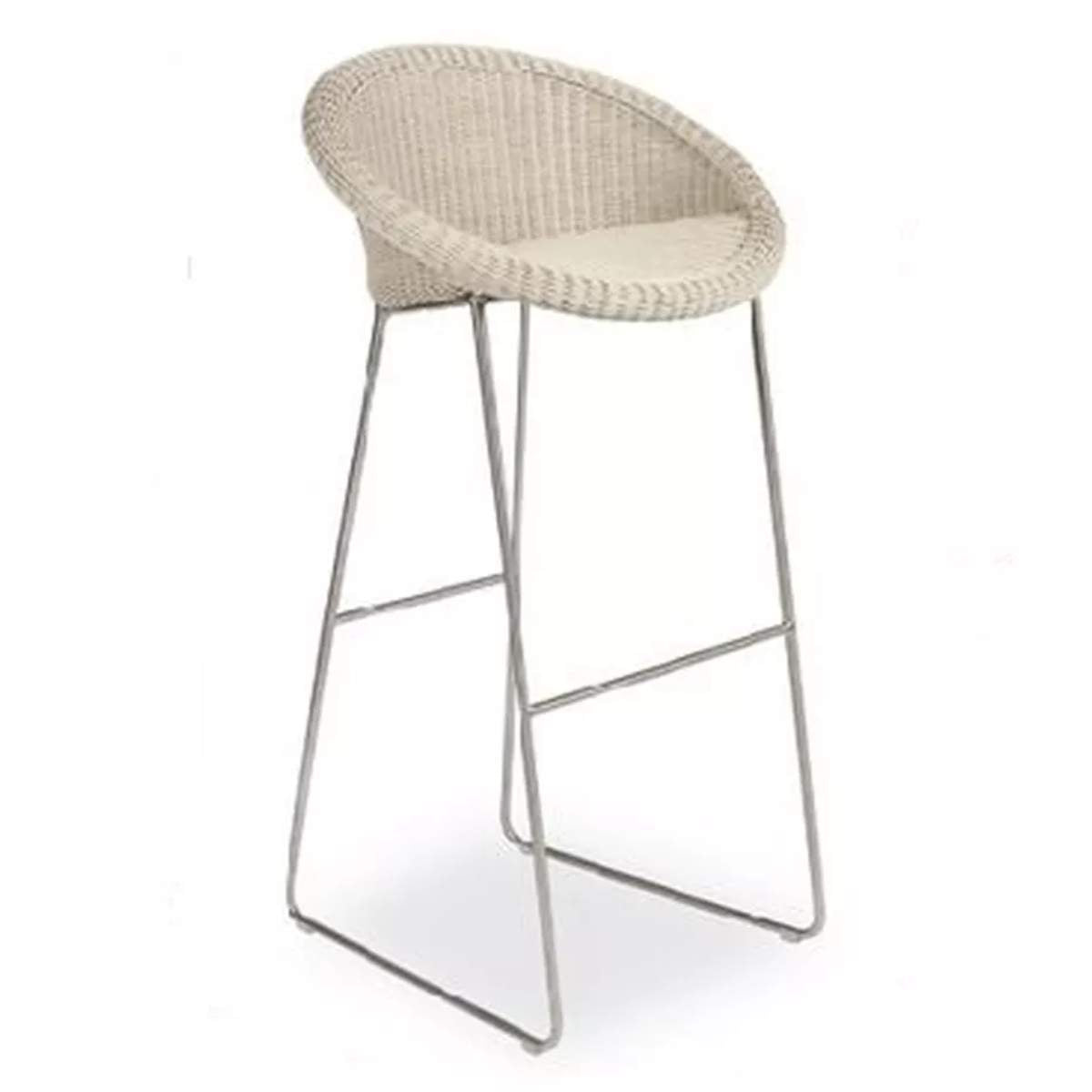 Vincent Shepherd Joe Counter Stool Matt Steel Sled Base