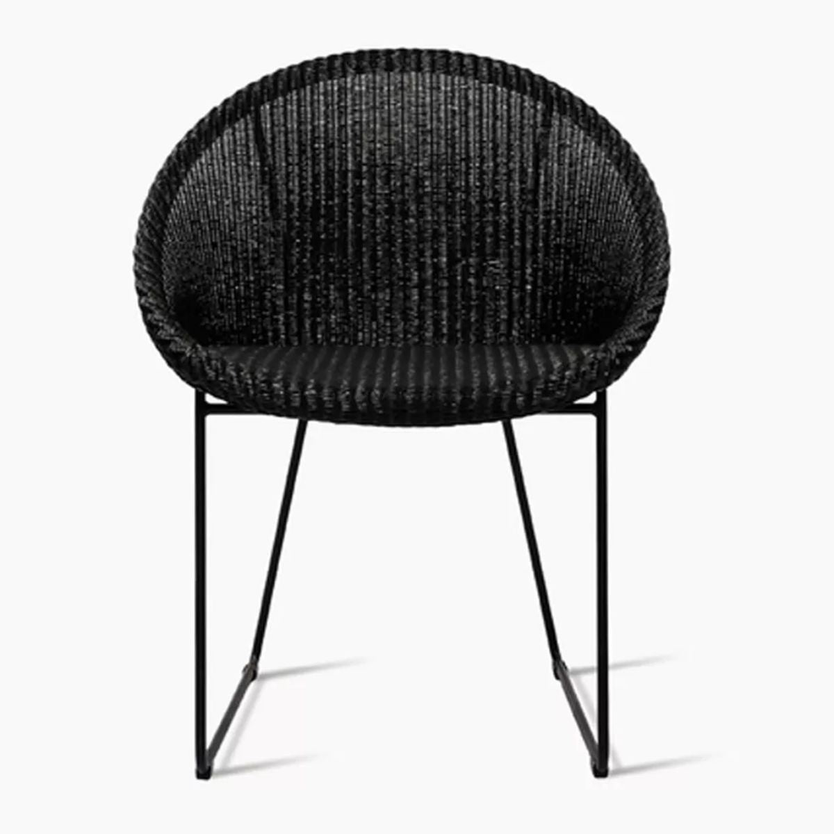 Vincent Shepherd Joe Dining Chair Black Sled Base