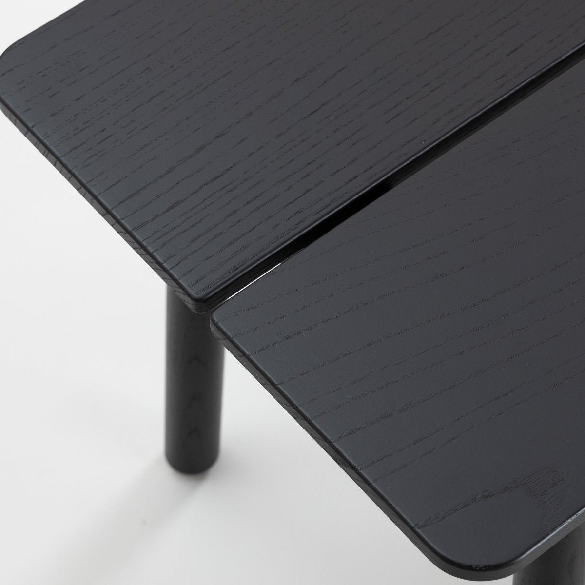 John Green Otis Black Dining Bench detail 3