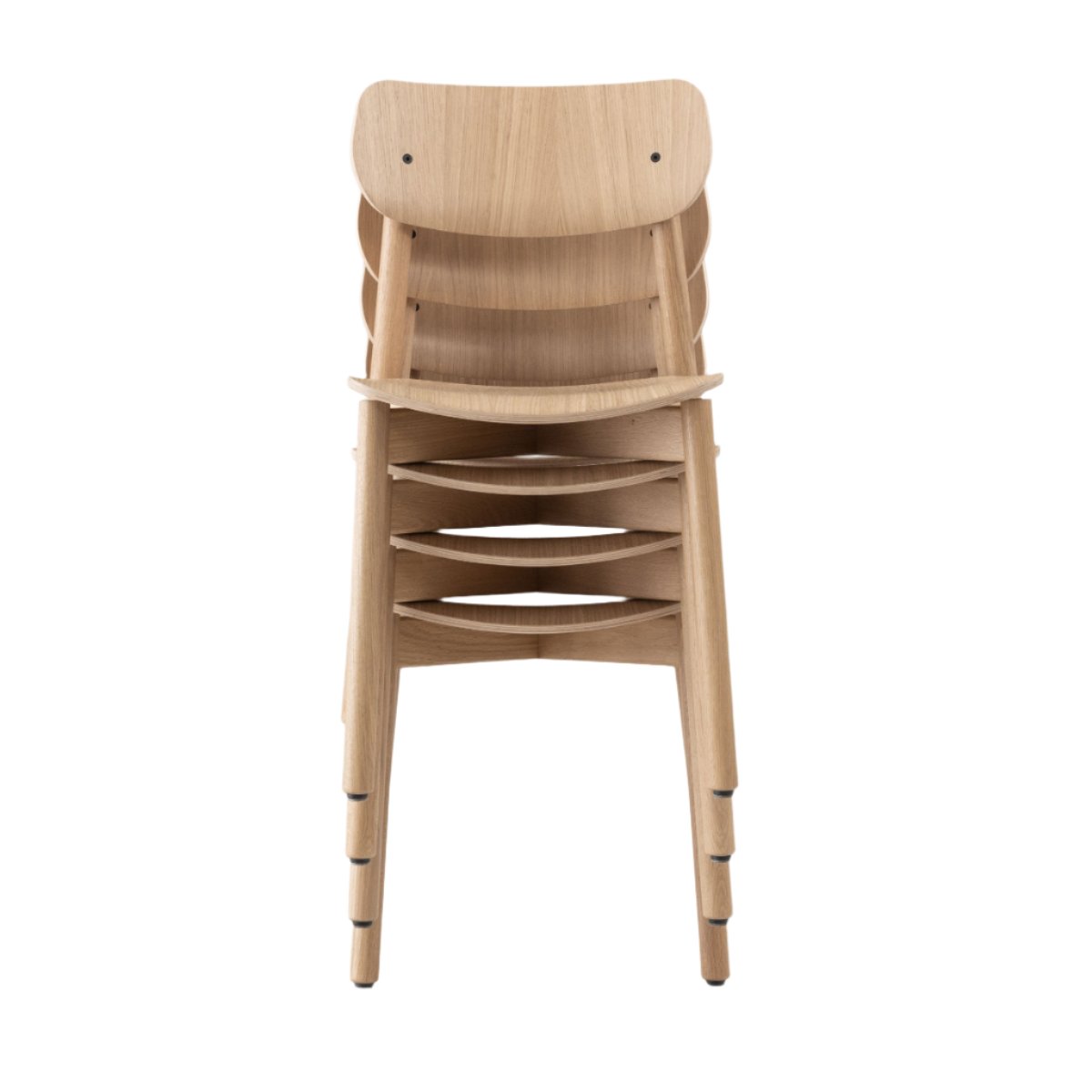 John Green Otis Oak Chair Stacked
