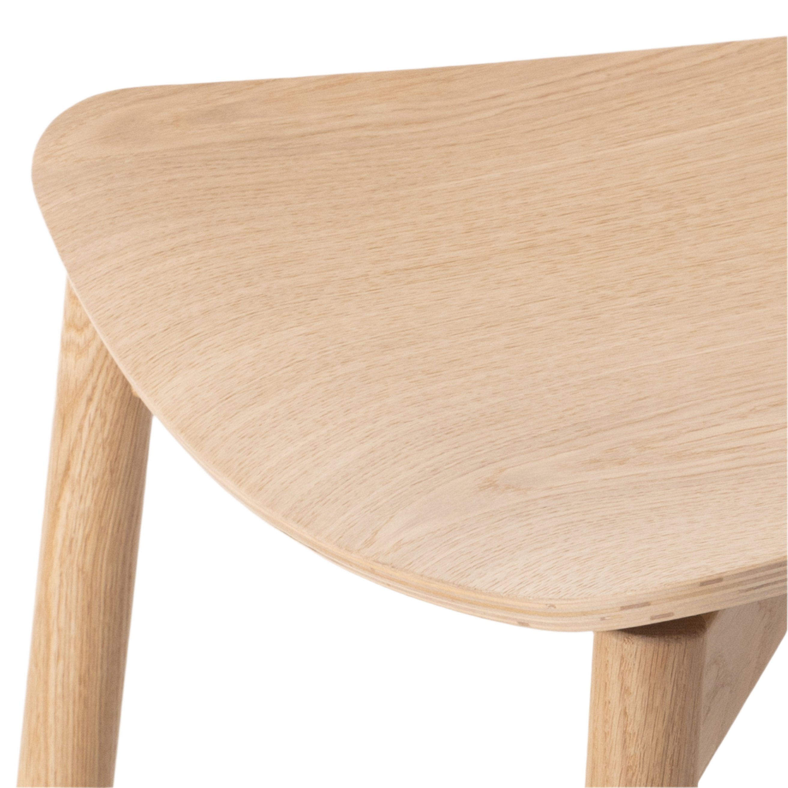 John Green Otis Oak Chair angle detail