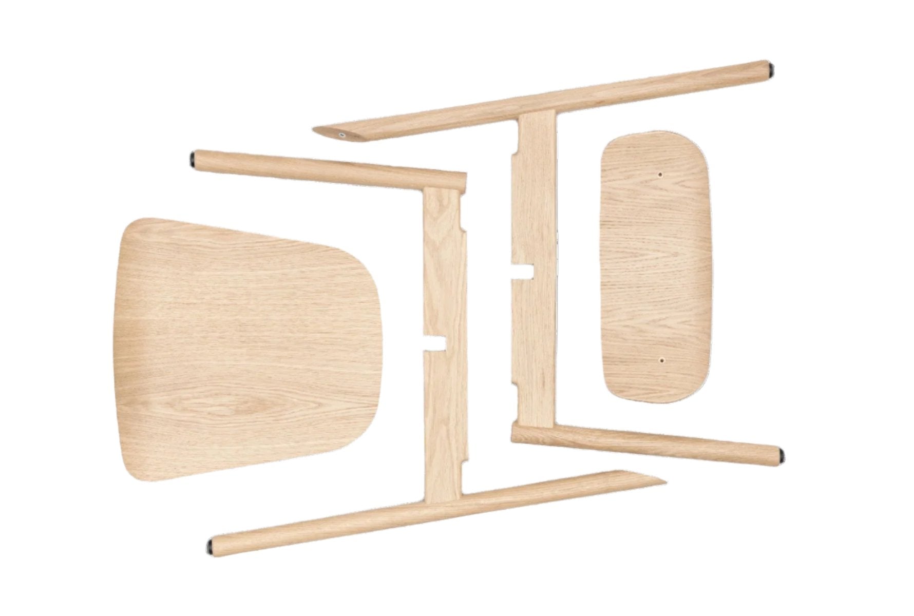 John Green Otis Oak Chair flat pack