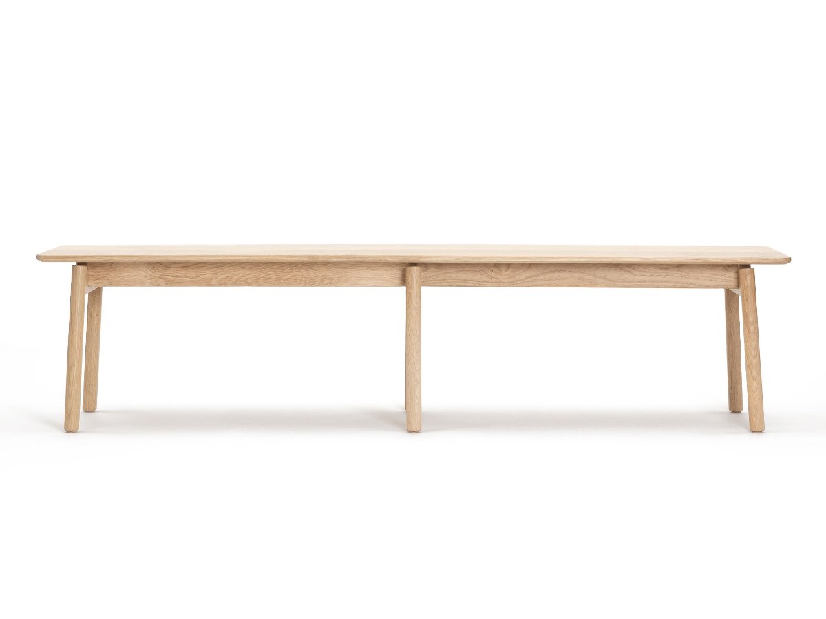 John Green Otis dining Bench 190cm front