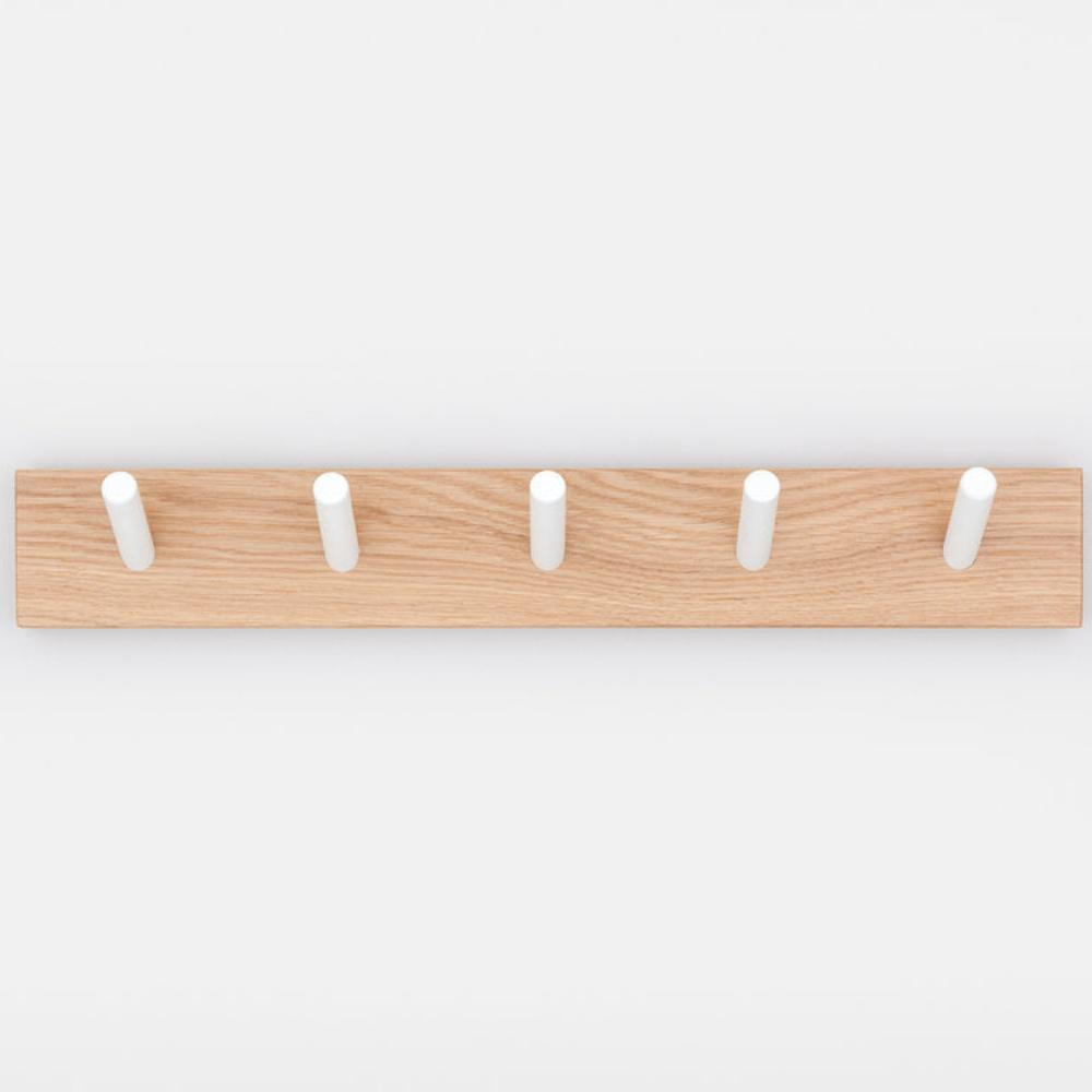 John Green Peg Solid Oak Coat Rail-Beaumonde