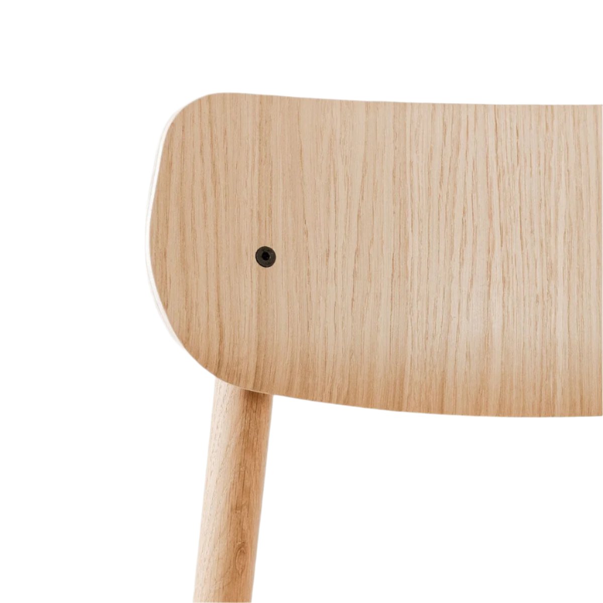 John green otis oak chair black hardware