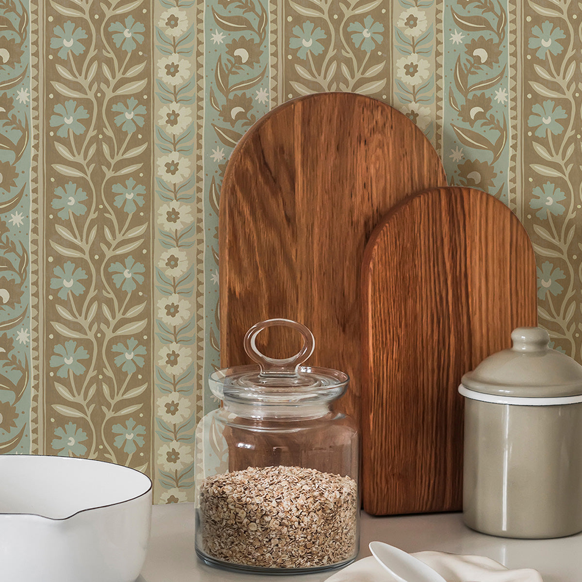 Josephine Munsey Arber Stripe Stone and Aqua