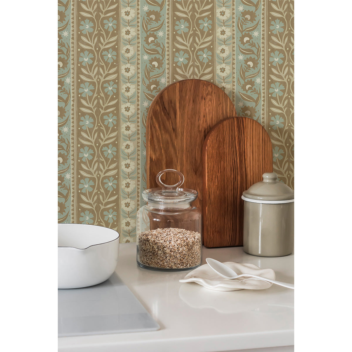 Josephine Munsey Arber Stripe Stone and Aqua