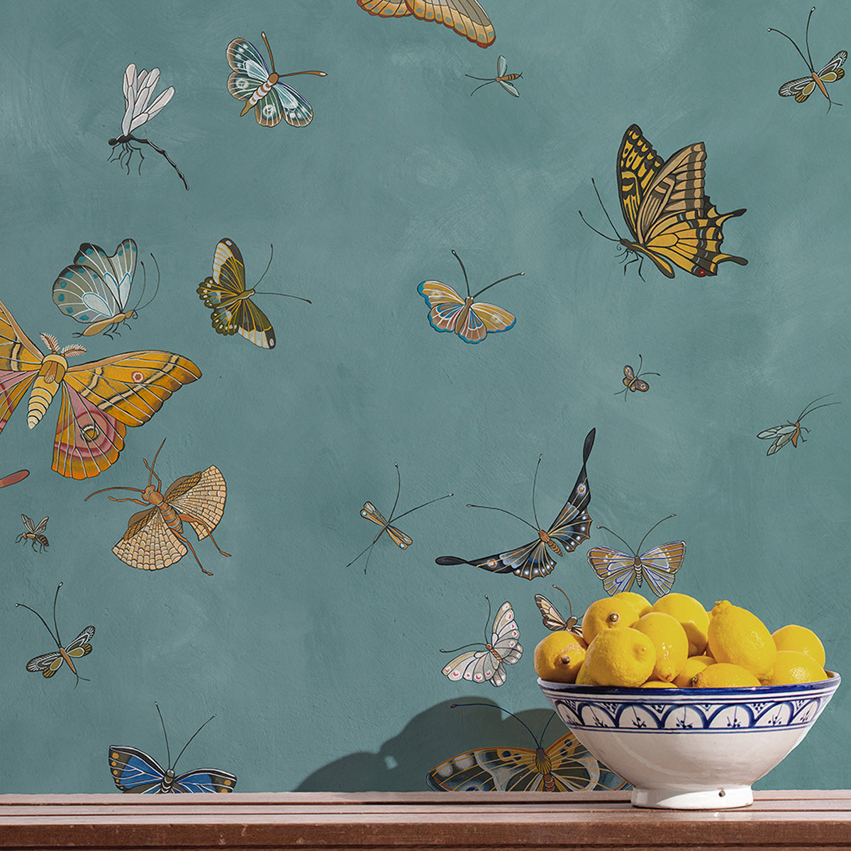 Josephine Munsey Butterflies Celadon