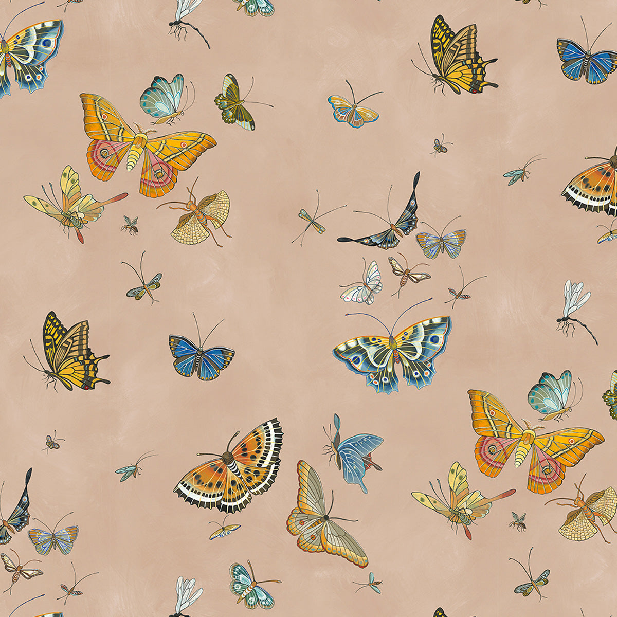 Josephine Munsey Butterflies Plaster Pink