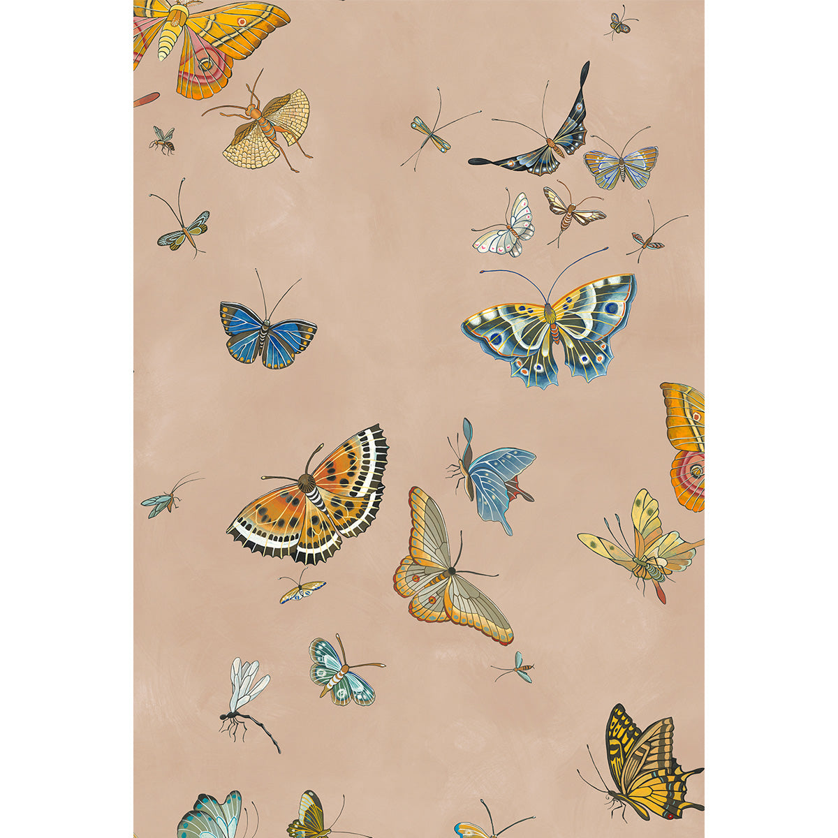 Josephine Munsey Butterflies Plaster Pink