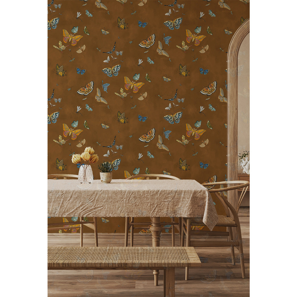 Josephine Munsey Butterflies Brown