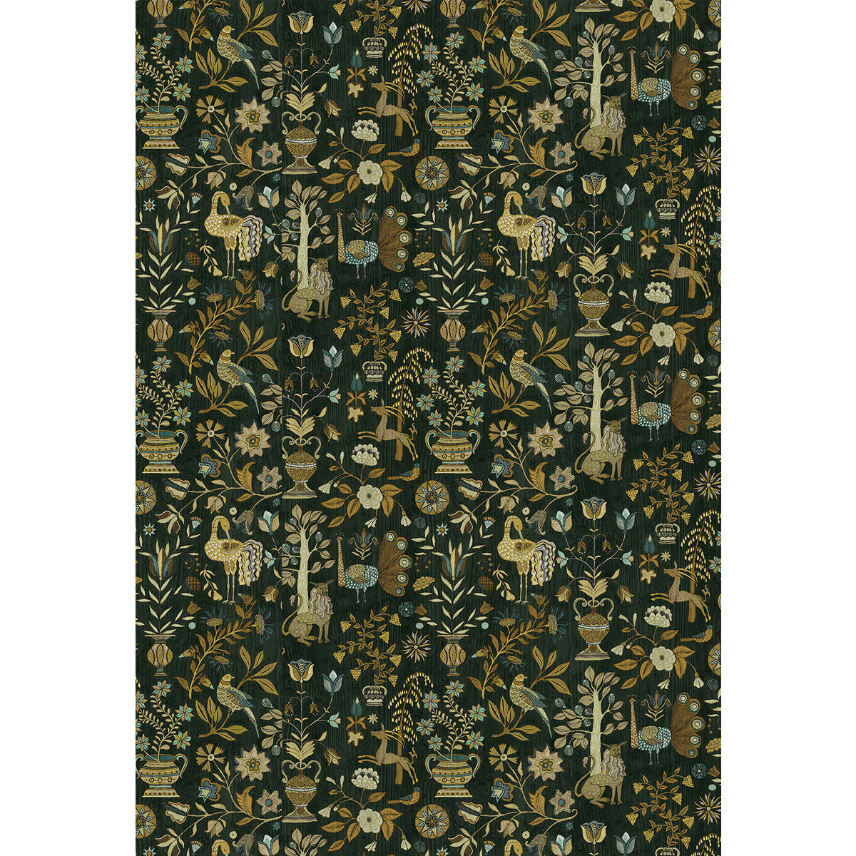 Josephine Munsey Fable Garden Olive and Black