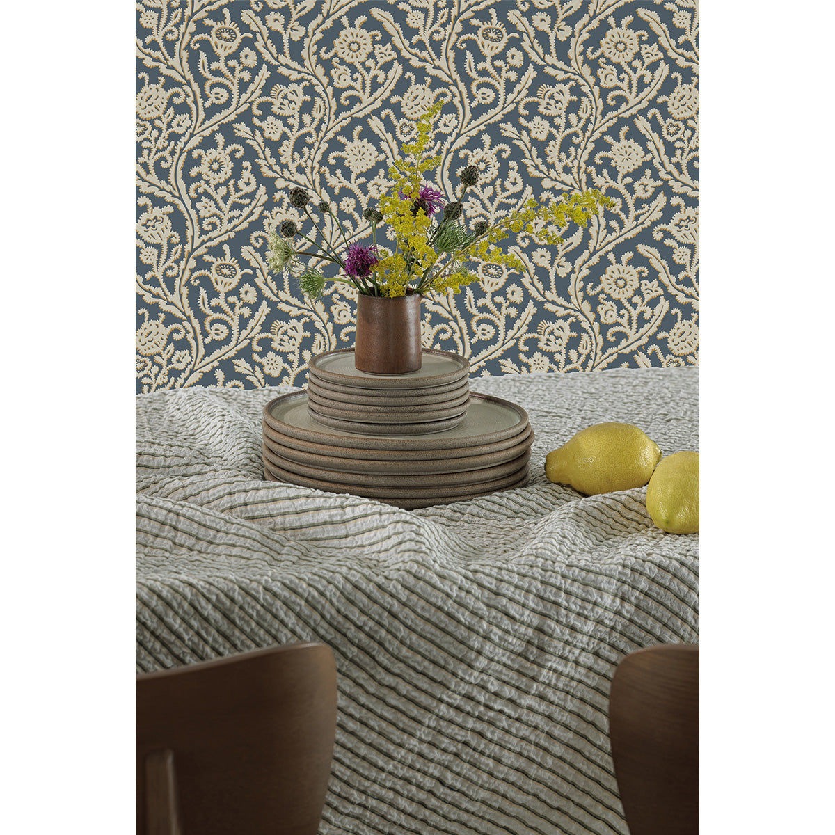 Josephine Munsey Letti Navy and Mustard