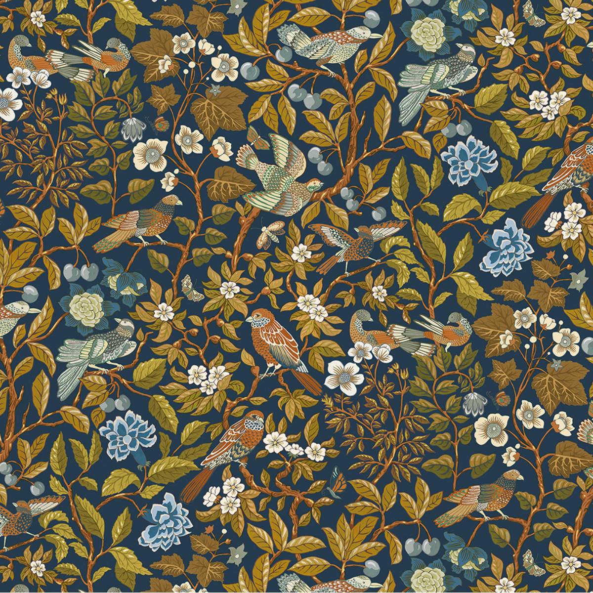 Josephine Munsey Noise Nextdoor Blue and Olive