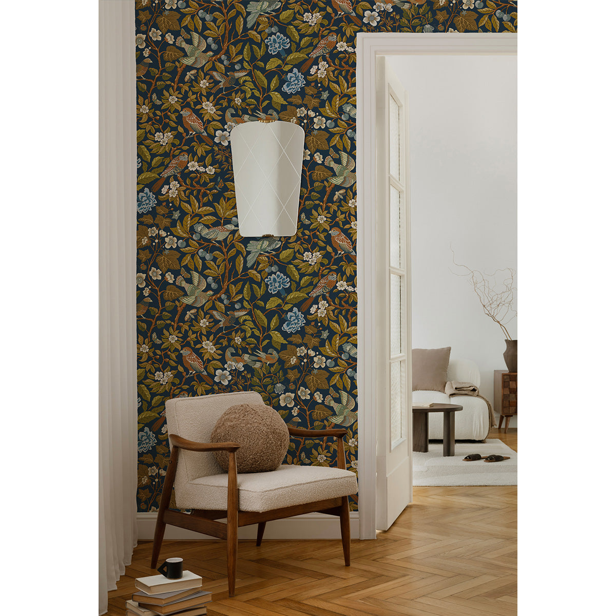 Josephine Munsey Noise Nextdoor Blue and Olive