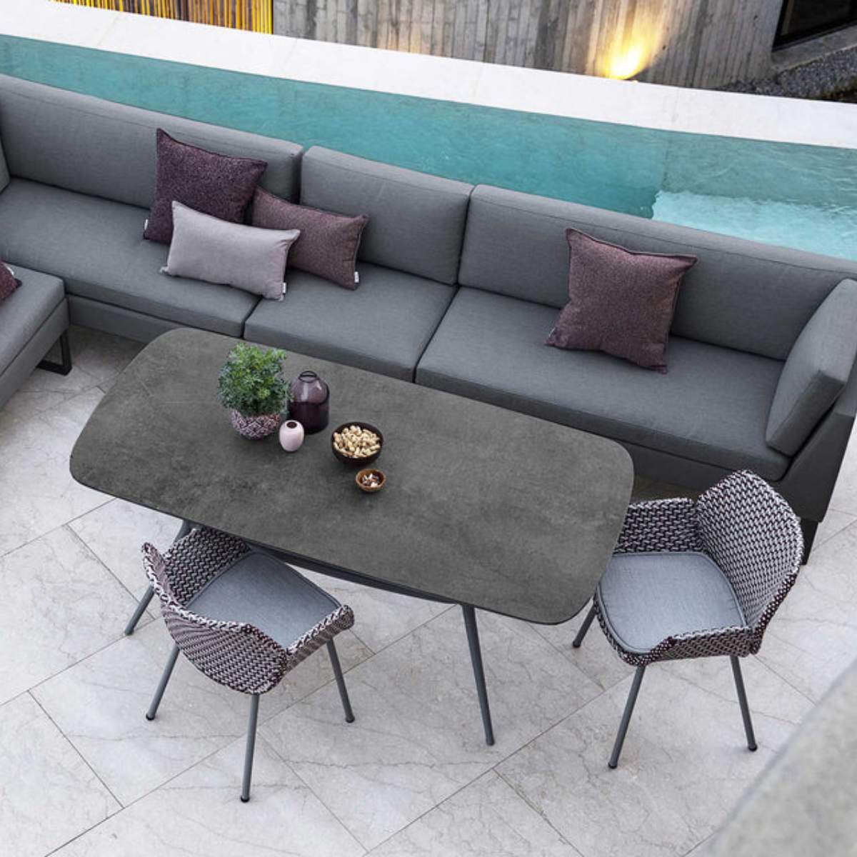Cane-line Joy Dining Table, 180X90 cm
