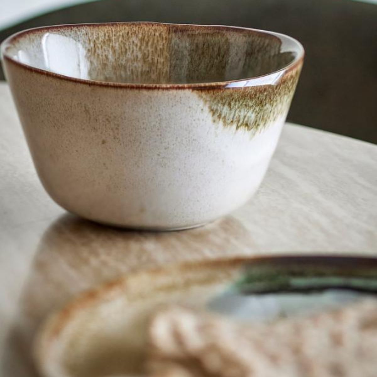 Bloomingville Jules 12 Piece Stoneware Breakfast Set - Green