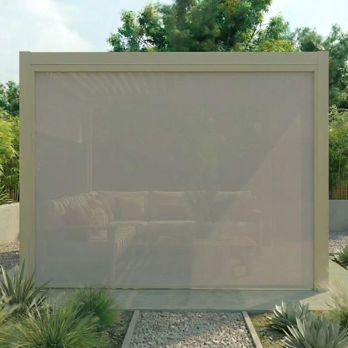 Maze - Jupiter Pergola Zip Drop Side Blind - 3m