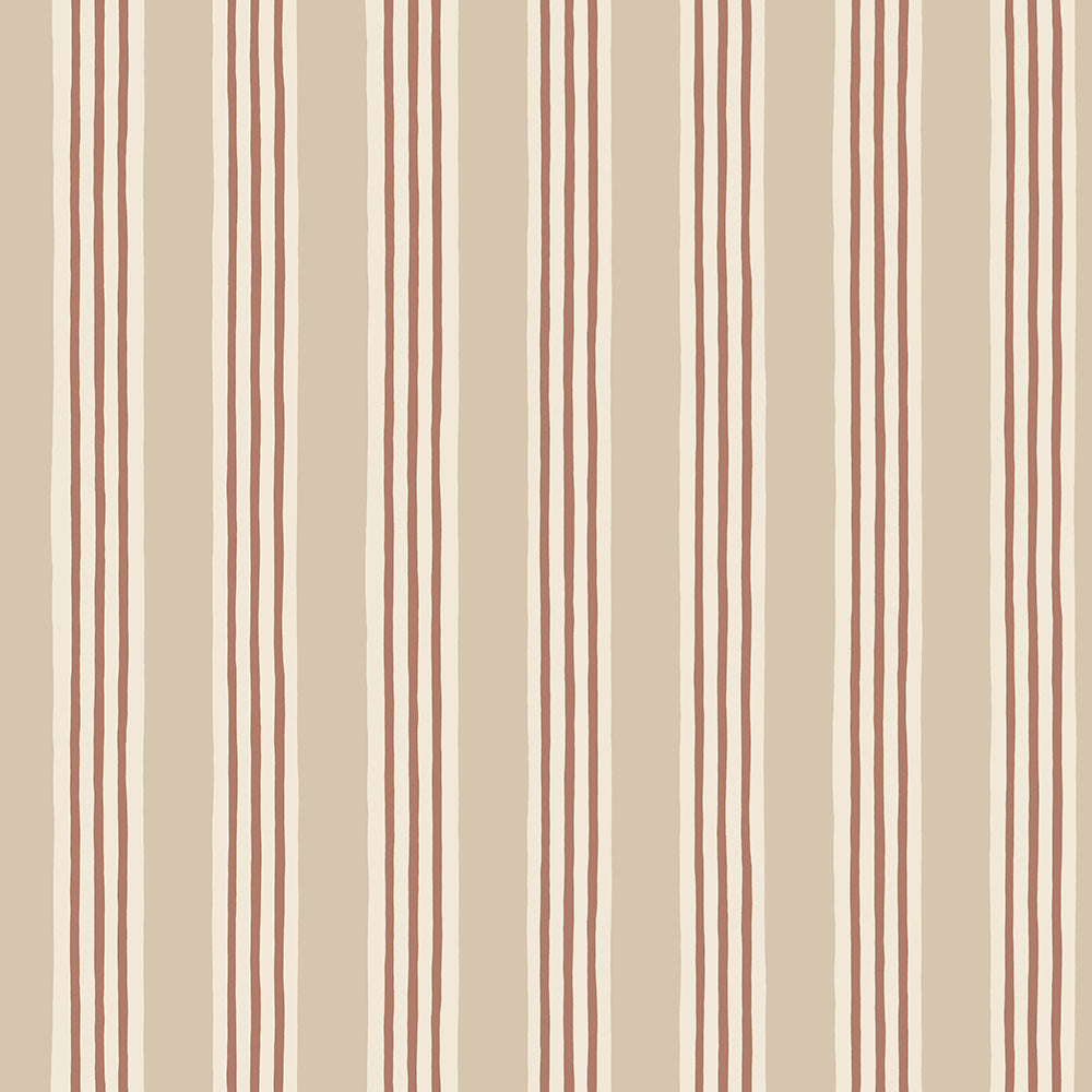 Josephine Munsey Kemble Stripe - Hibernnacle, Cromwell Stone and Saltridge - Roll
