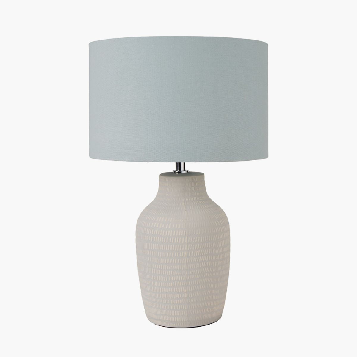Pacific Lifestyle Kai Duck Egg Textured Tall Ceramic Table Lamp