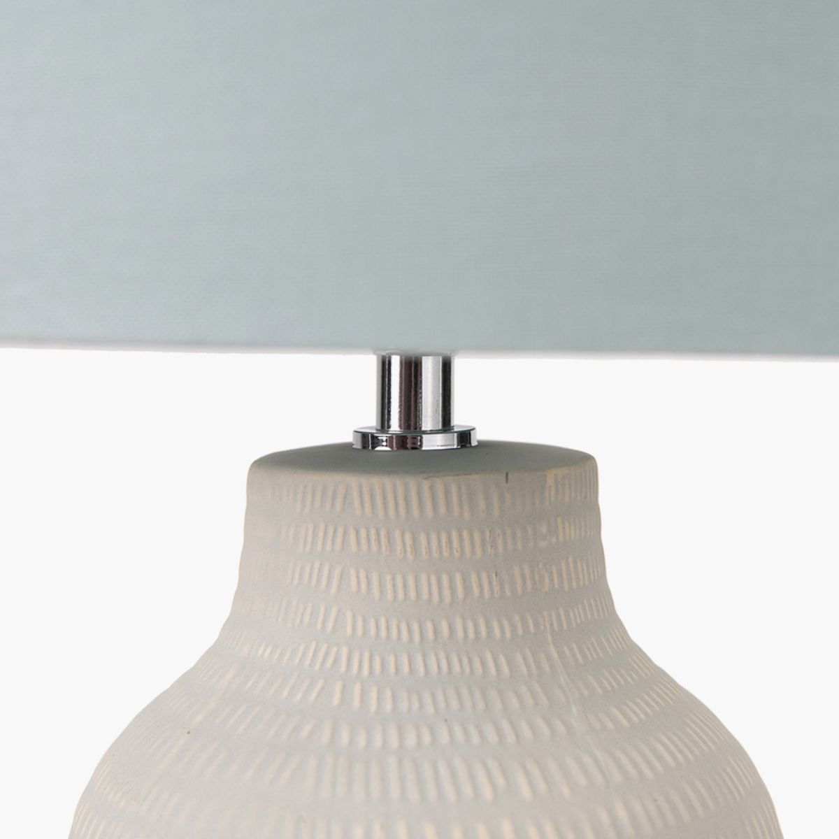 Pacific Lifestyle Kai Duck Egg Textured Tall Ceramic Table Lamp