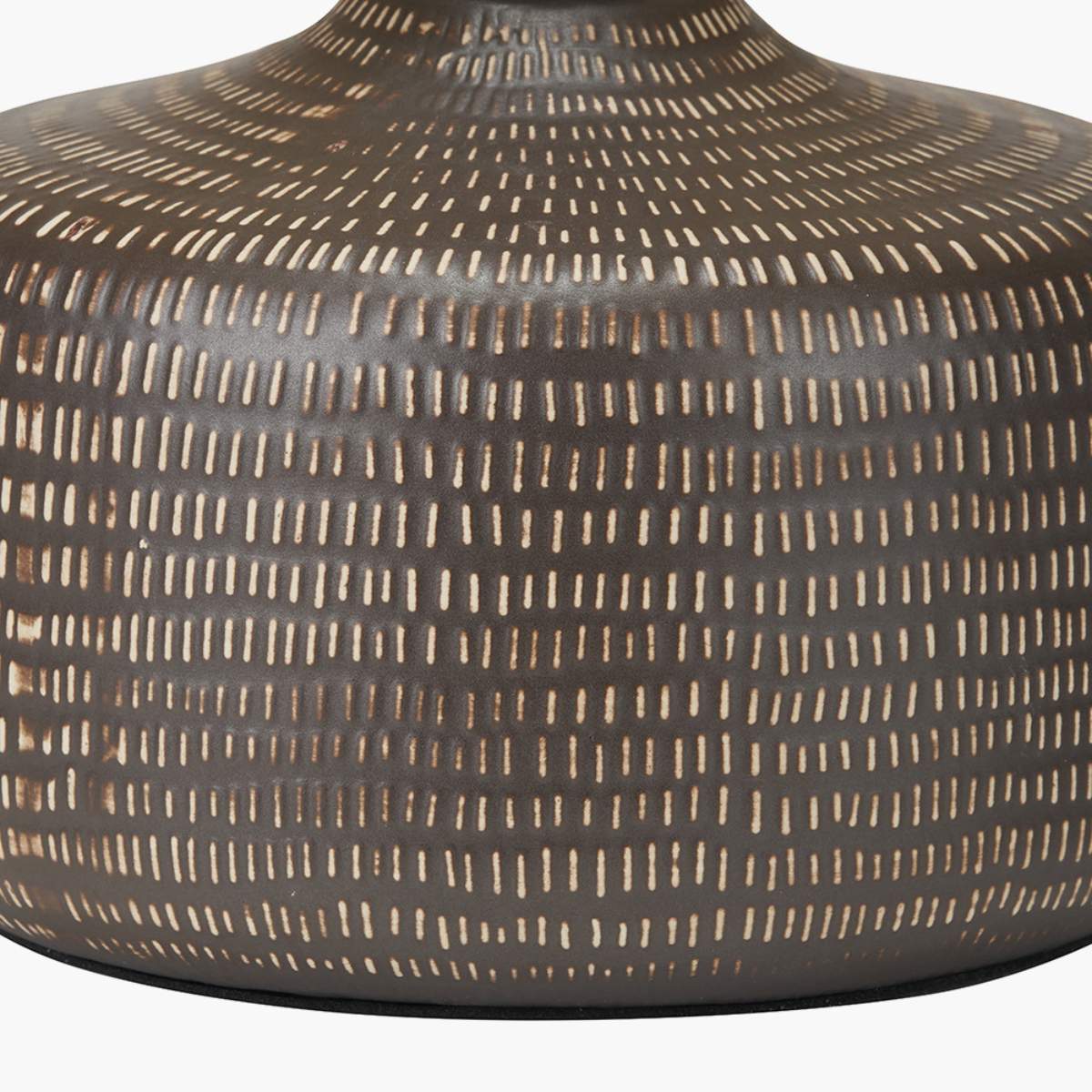 Pacific Lifestyle Kai Earth Coloured Textured Ceramic Table Lamp