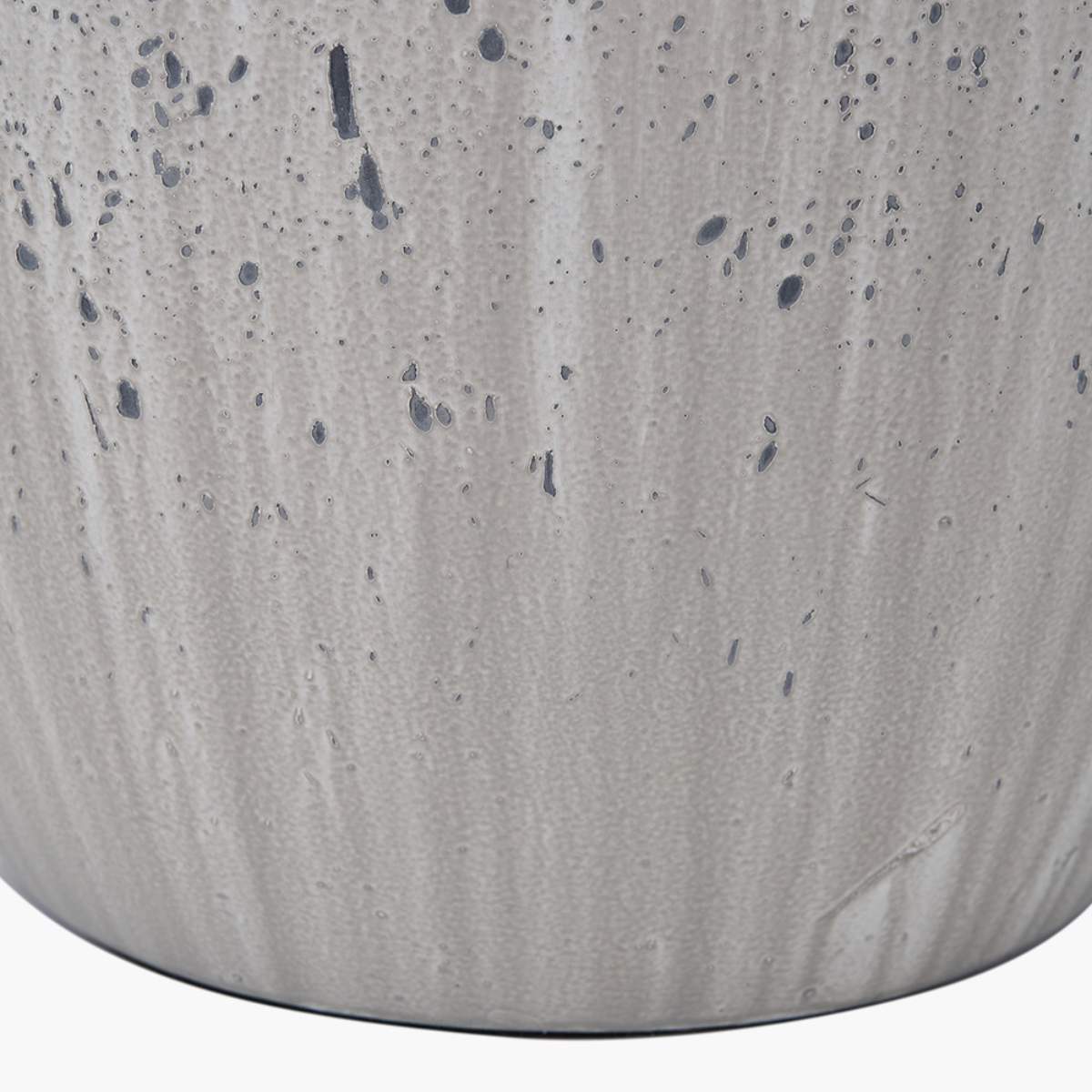 Pacific Lifestyle Kalli White and Grey Flecked Ceramic Table Lamp