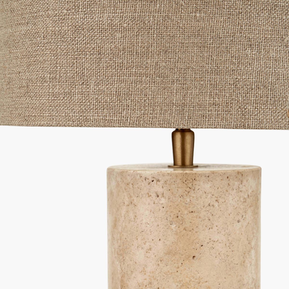 Pacific Lifestyle Kanoa Limestone Cylinder Table Lamp