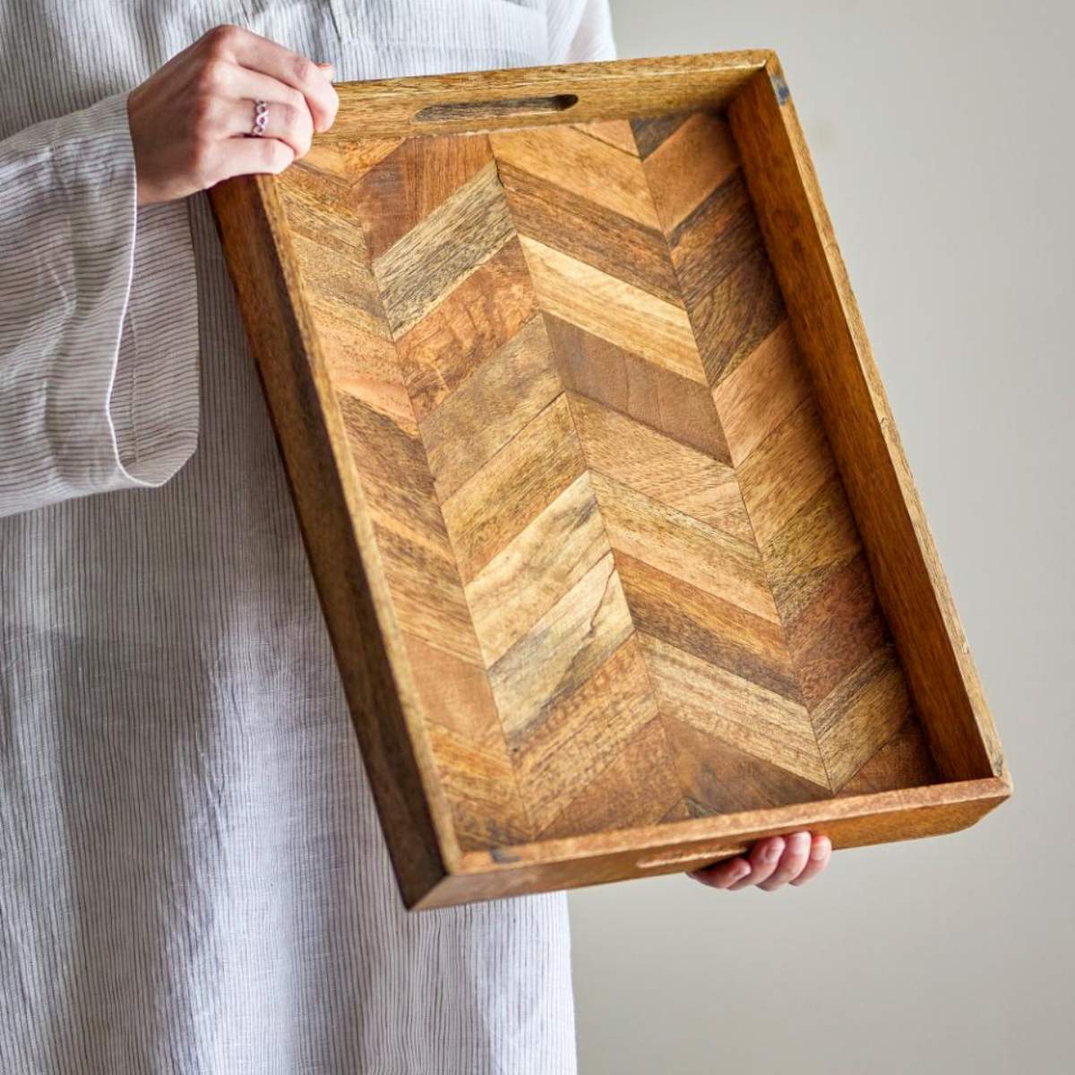 Bloomingville Katalyn Serving Tray, Mango Wood
