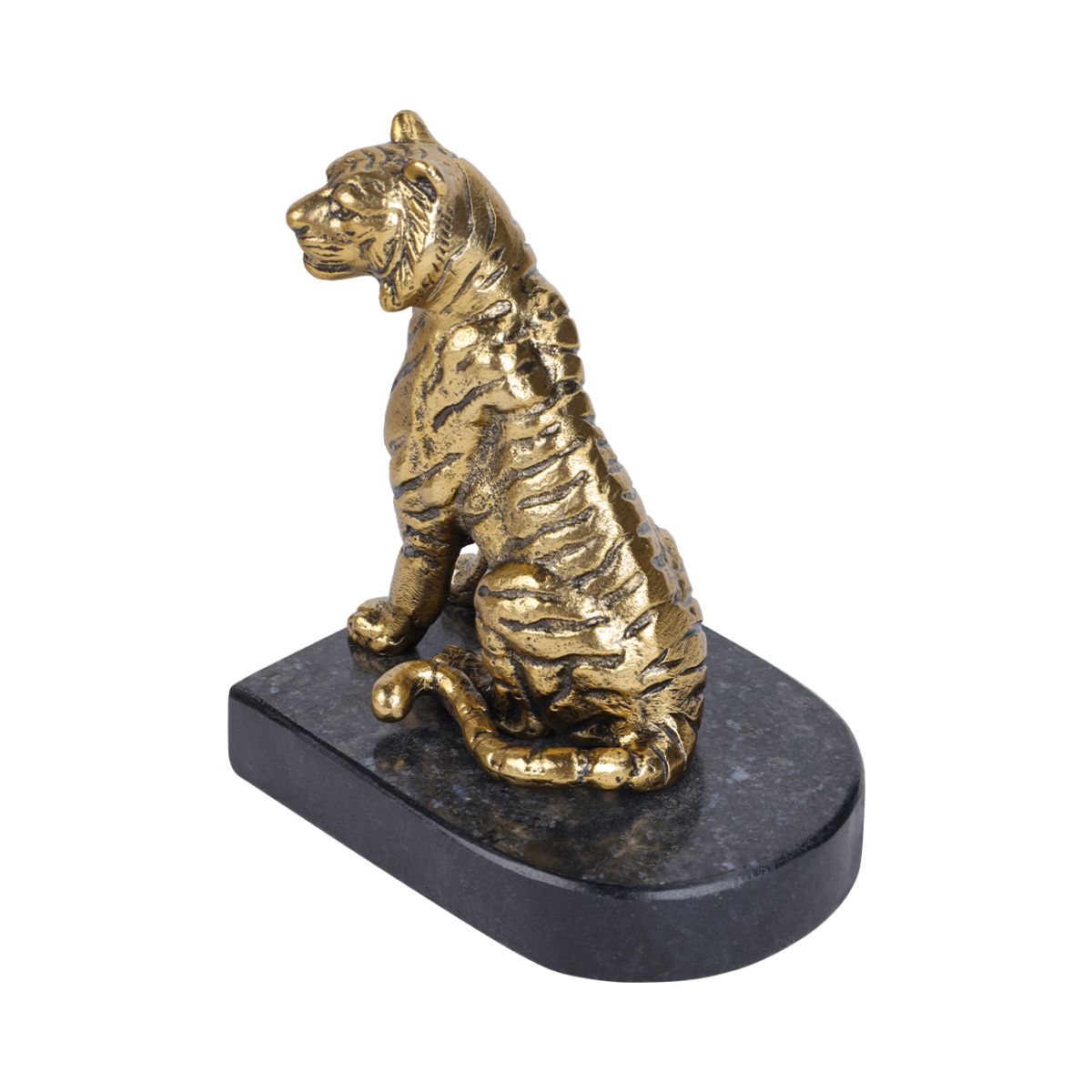 Libra Interiors Kavari Tiger Granite Bookends Set of 2