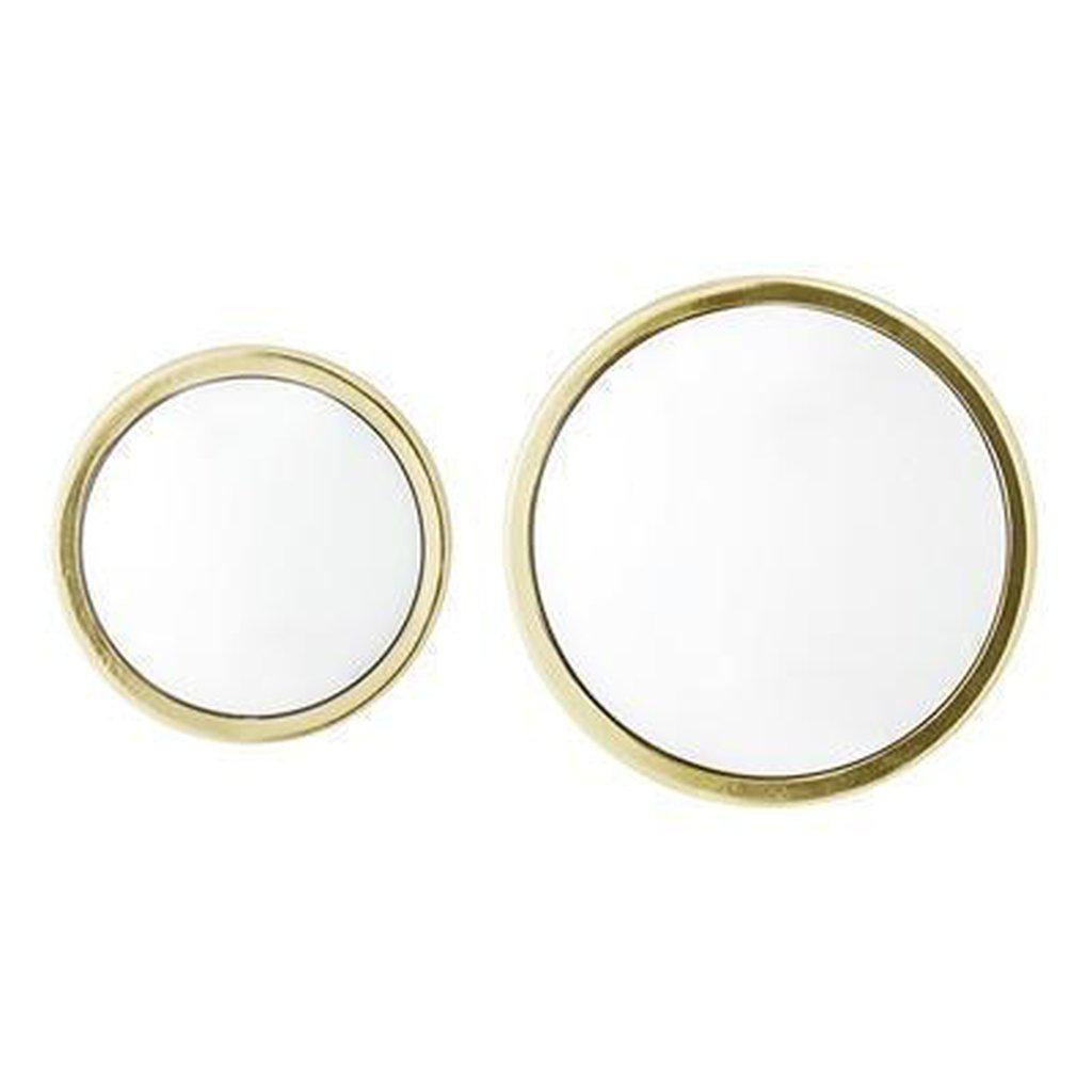 Kawar Gold Convex Mirror Set-Bloomingville-Beaumonde