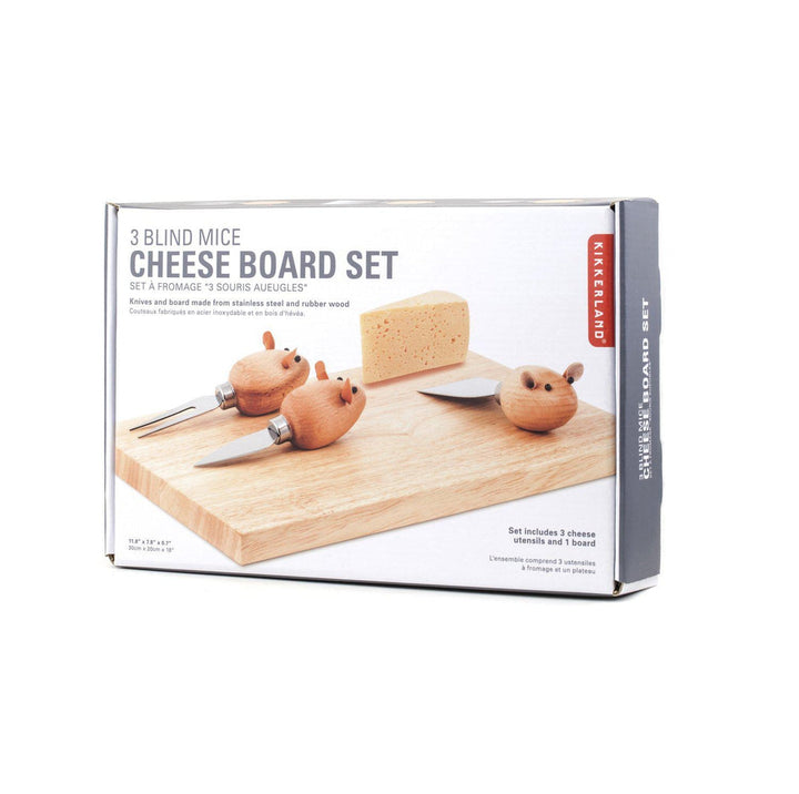 Kikkerland Cheese Grazing Board Gift Set-Beaumonde