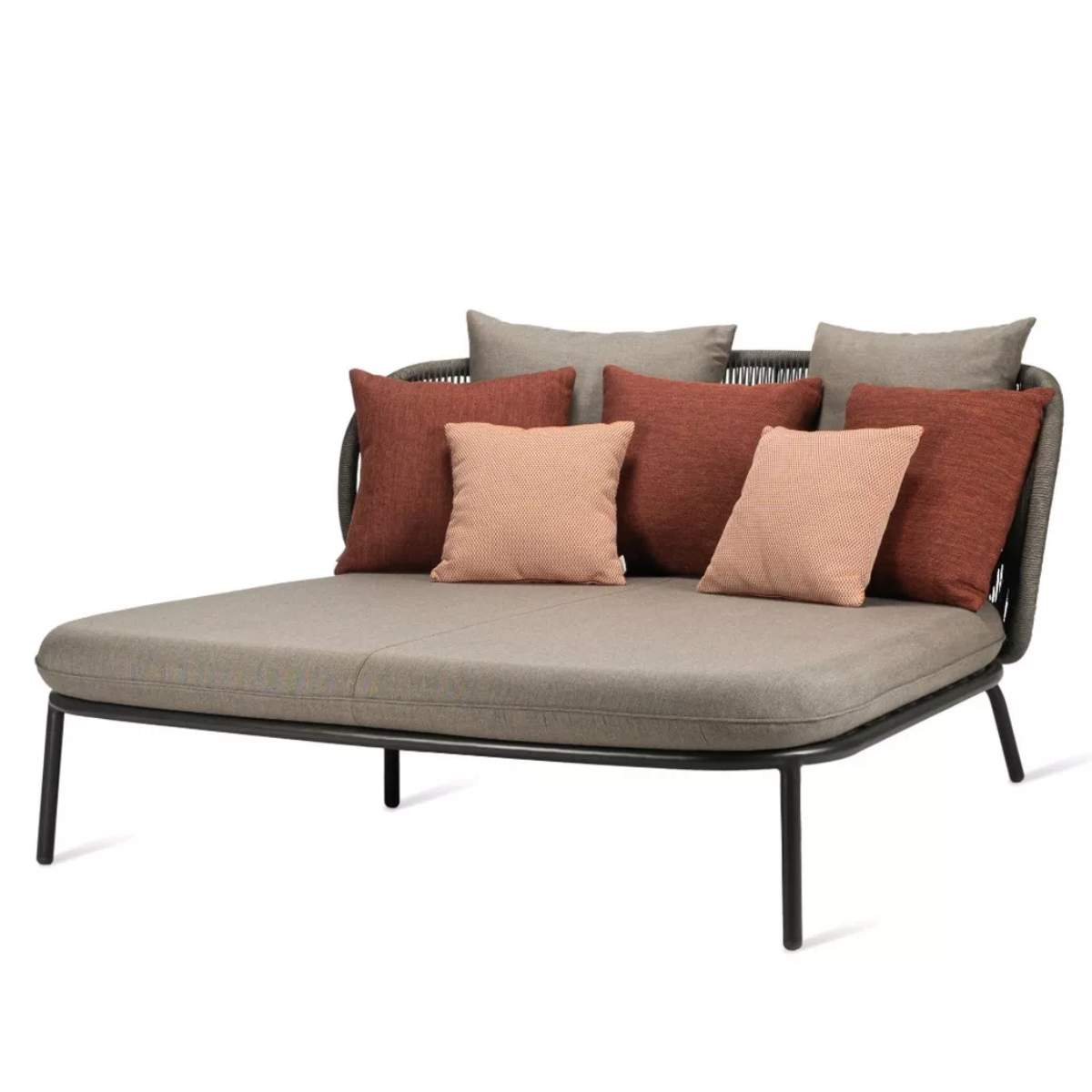 Vincent Shepherd Kodo Daybed Carbon Beige Cushion Combination